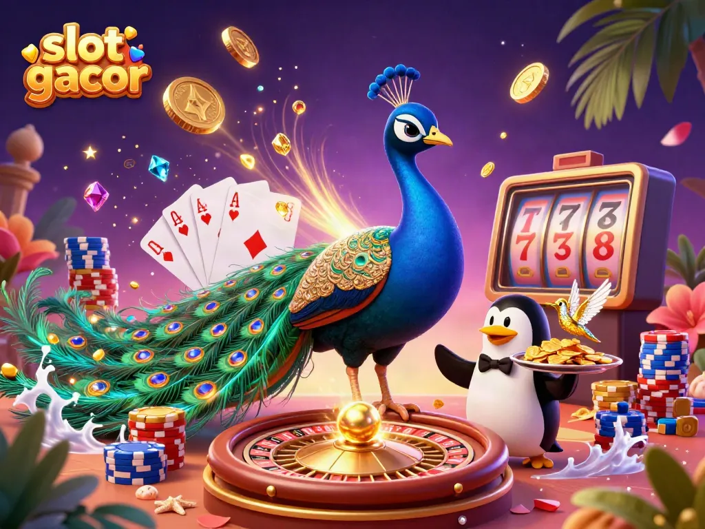 Experience thrilling slot gacor action with vibrant 3D casino characters and dynamic game elements.
