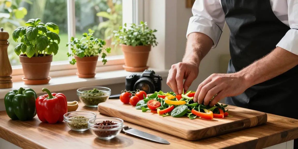 Healthy cooking scene with fresh ingredients highlighting เว็บสล็อต benefits for nutrition.