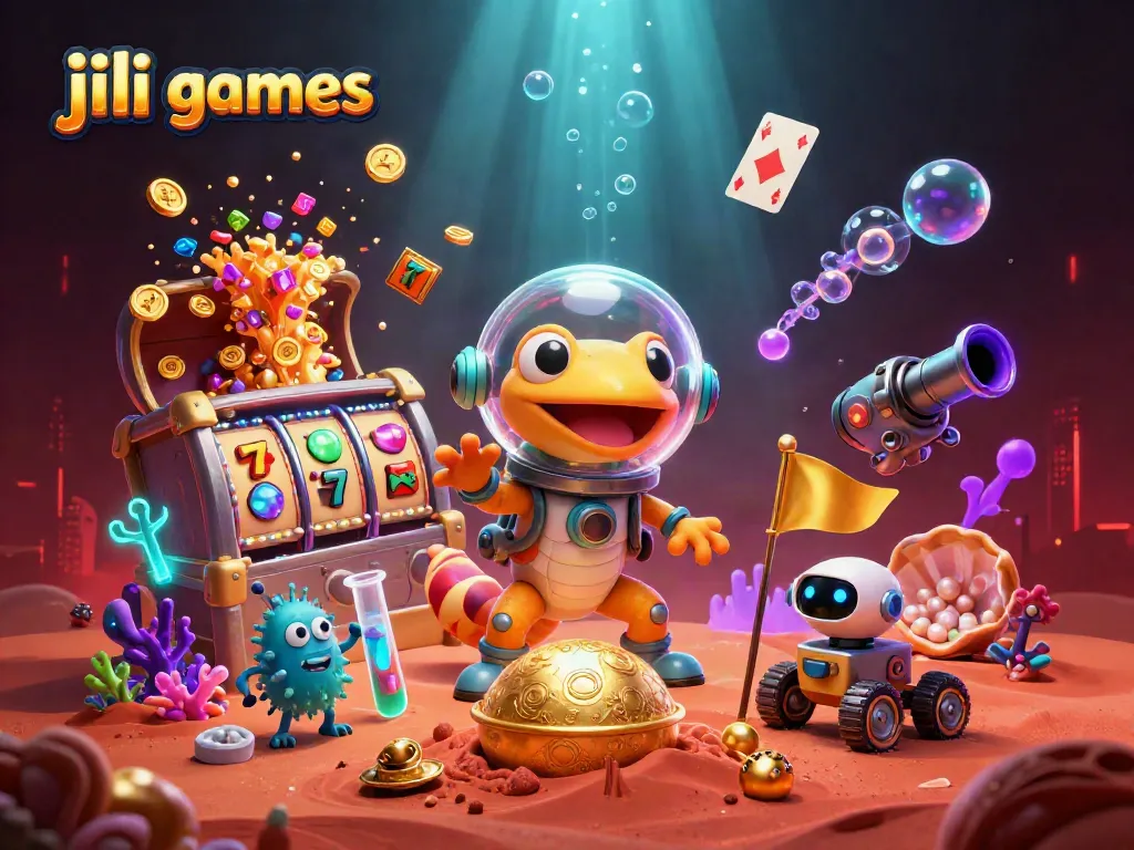 Engage with jili games through a vibrant 3D Martian casino adventure featuring dynamic elements.