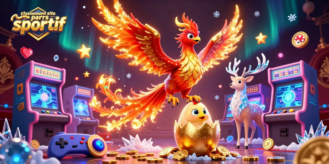 Classement site paris sportif : Visualisez un phoenix de casino vibrant et dynamique en action.