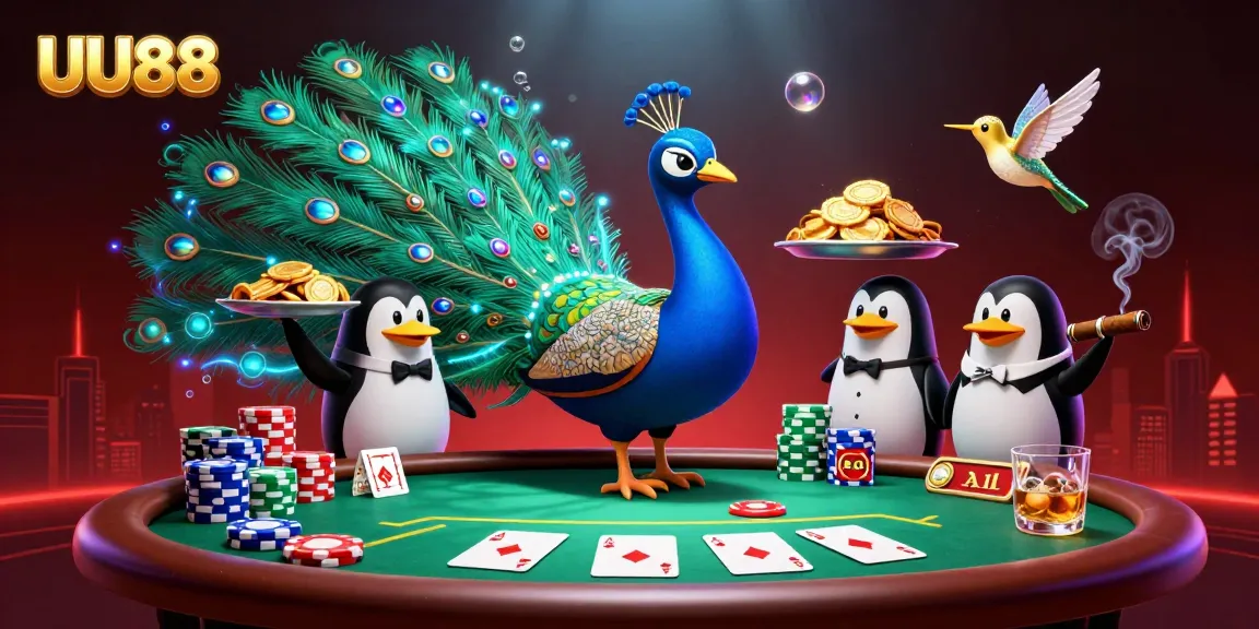 Experience thrilling gameplay with UU88's vibrant casino scene showcasing colorful poker elements.