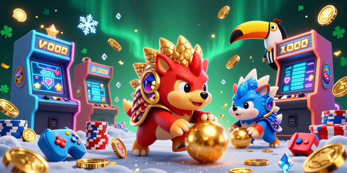 Experience the thrill of vibrant gaming action with vnd88kjc's dynamic casino scene featuring playful pangolins.