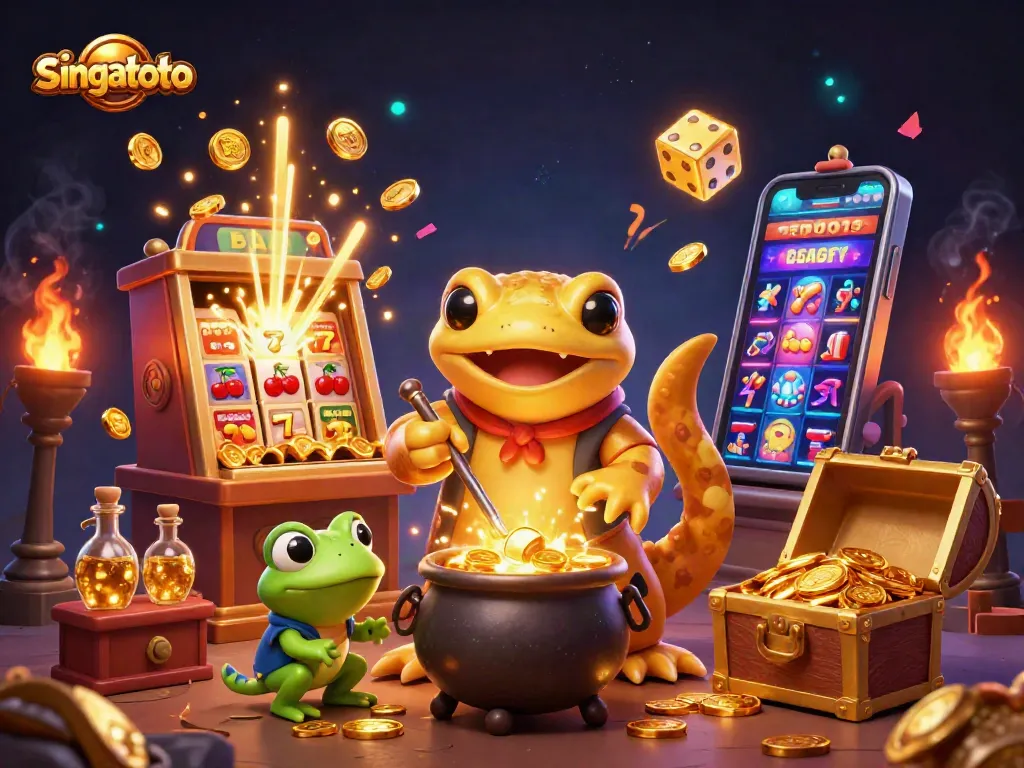 Experience singatoto’s magical slots with vibrant characters and exciting casino elements.