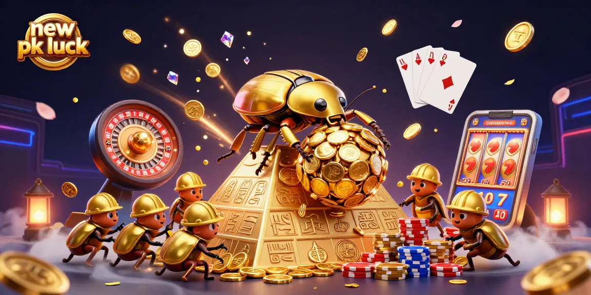 Experience big wins at new pk luck with a dazzling scene of golden jackpots and exciting gameplay.