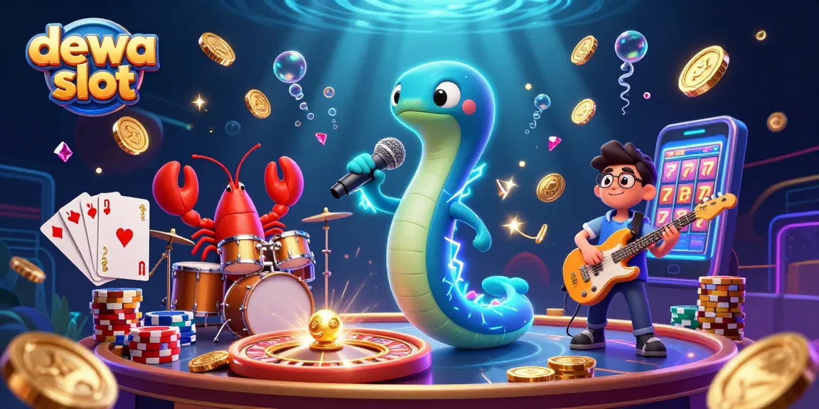 Experience the excitement of dewa slot with dynamic casino characters in an underwater performance.