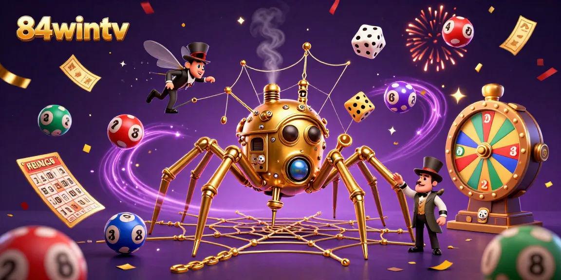 Engage with 84wintv to capture your luck amidst a vibrant casino scene filled with excitement.