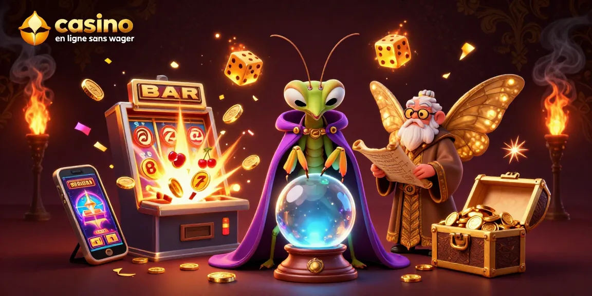 Jouez aux machines à sous et gagnez avec casino en ligne sans wager dans un univers magique.