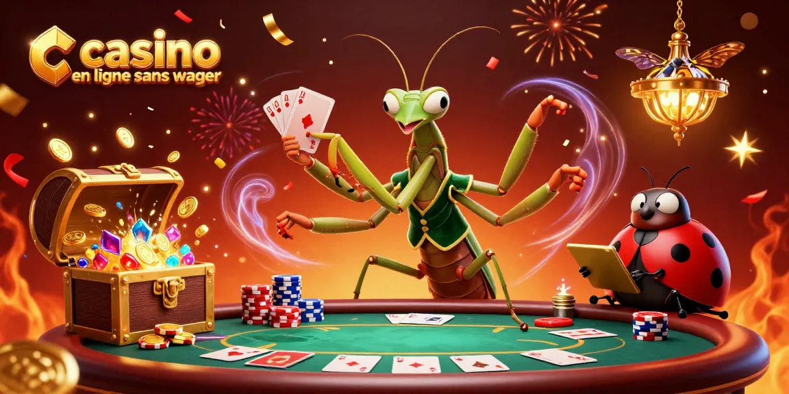Jouer dans un casino en ligne sans wager tout en profitant d'une ambiance festive.