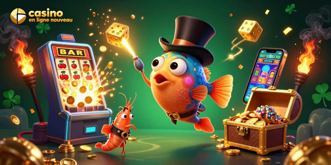 Attirez avec le nouveau casino en ligne en jouant aux machines à sous et gagnant des pièces d'or.
