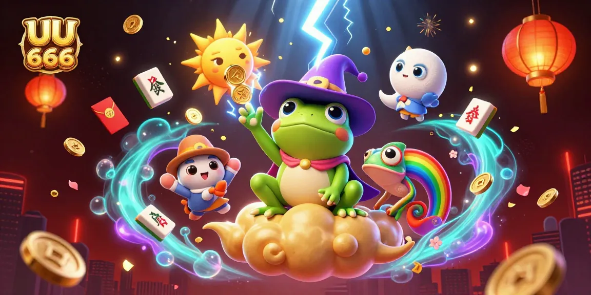 Engage with UU666's vibrant online gaming world featuring spirited characters and dazzling gambling elements.